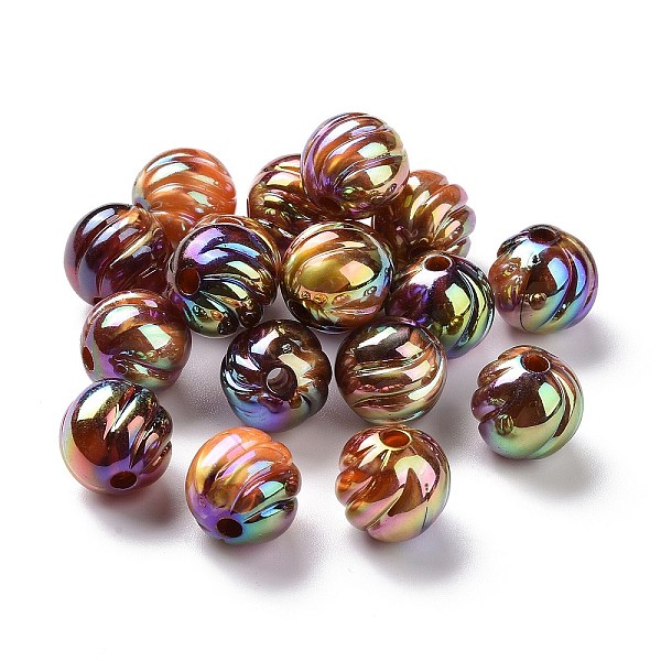 PandaHall UV Plating Rainbow Iridescent Acrylic Beads, with Gold Foil, Twist Round, Sienna, 15mm, Hole: 3mm Acrylic Round Brown
PandaHall UV Plating Rainbow Iridescent Acrylic Beads, with Gold Foil, Twist Round, Sienna, 15mm, Hole: 3mm Acrylic Round Brown