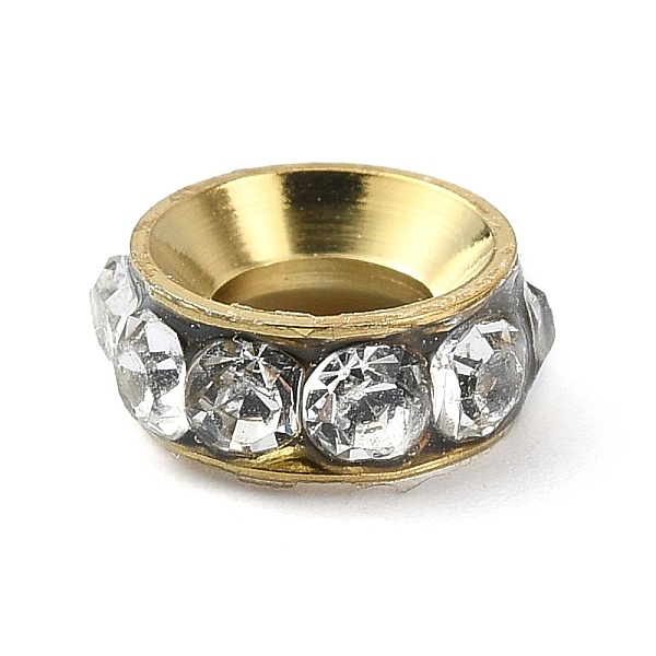 PandaHall 304 Stainless Steel European Beads, with Rhinestone, Large Hole Beads, Column, Golden, 9.5x3.5mm, Hole: 4.5mm Stainless..., Clear
PandaHall 304 Stainless Steel European Beads, with Rhinestone, Large Hole Beads, Column, Golden, 9.5x3.5mm, Hole: 4.5mm Stainless..., Clear