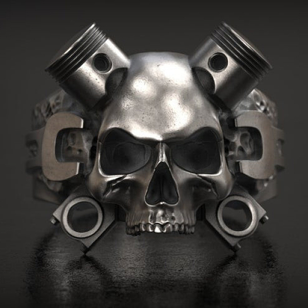 PandaHall Alloy Skull Finger Rings, Gothic Chunky Ring for Men Women, Stainless Steel Color, US Size 10(19.8mm) Alloy
PandaHall Alloy Skull Finger Rings, Gothic Chunky Ring for Men Women, Stainless Steel Color, US Size 10(19.8mm) Alloy