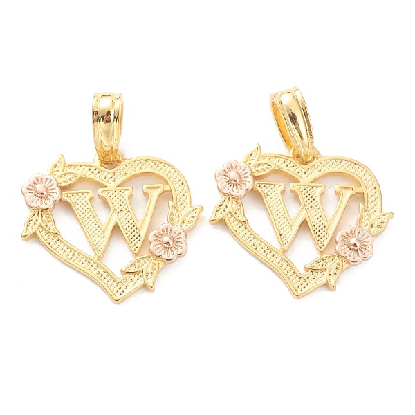 PandaHall Real 18K Gold Plated Brass Pendants, Heart with Alphabet, Letter.W, 18x20x3mm, Hole: 6.5x3mm Brass Letter W
PandaHall Real 18K Gold Plated Brass Pendants, Heart with Alphabet, Letter.W, 18x20x3mm, Hole: 6.5x3mm Brass Letter W