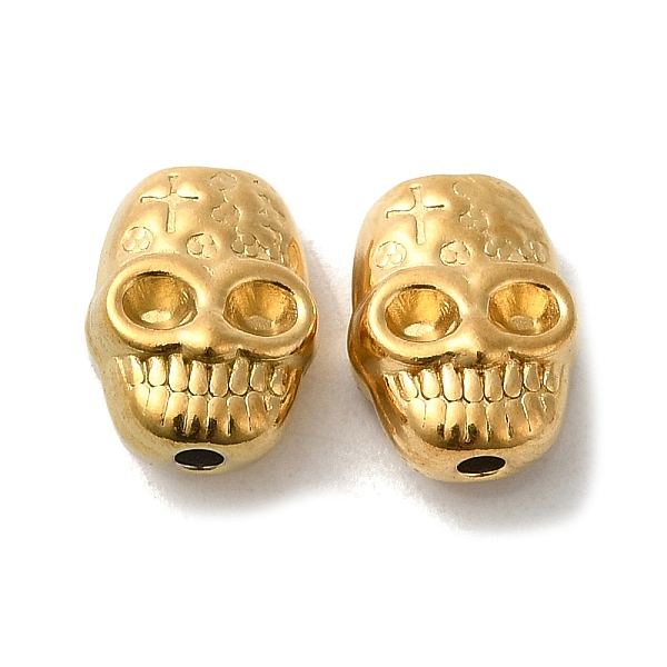 PandaHall 304 Stainless Steel Bead Rhinestone Settings, Skull, Real 18K Gold Plated, Fit for 2x1.5mm Rhinestone, 10x7.5x5.5mm, Hole: 1.5mm...
PandaHall 304 Stainless Steel Bead Rhinestone Settings, Skull, Real 18K Gold Plated, Fit for 2x1.5mm Rhinestone, 10x7.5x5.5mm, Hole: 1.5mm...