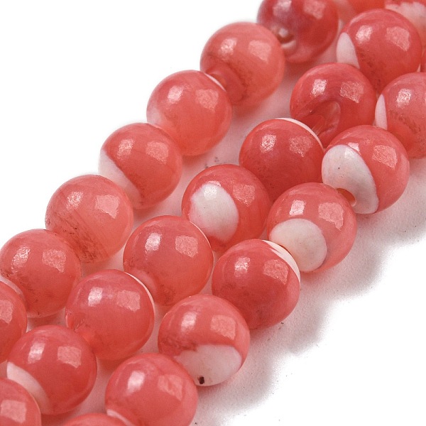 PandaHall Dyed Natural Trochus Shell Beads Strands, Round, Light Coral, 7.5~8mm, Hole: 1mm, about 51pcs/strand, 14.49 inch(36.8cm) Trochus...
PandaHall Dyed Natural Trochus Shell Beads Strands, Round, Light Coral, 7.5~8mm, Hole: 1mm, about 51pcs/strand, 14.49 inch(36.8cm) Trochus...