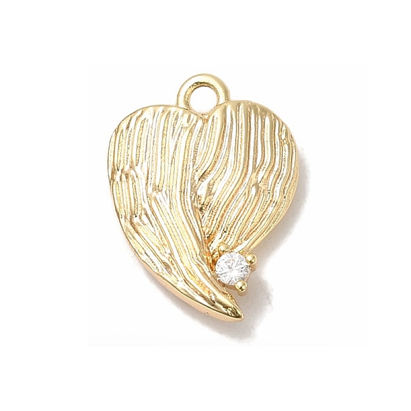PandaHall Brass Micro Pave Cubic Zirconia Pendants, Heart, Golden, 16x12x3.5mm, Hole: 1.5mm Brass+Cubic Zirconia Heart Clear
PandaHall Brass Micro Pave Cubic Zirconia Pendants, Heart, Golden, 16x12x3.5mm, Hole: 1.5mm Brass+Cubic Zirconia Heart Clear