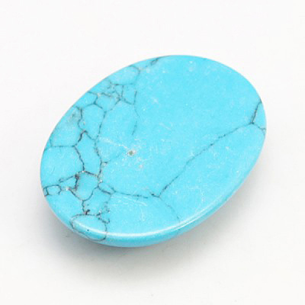 PandaHall Gemstone Cabochons,Oval, Turquoise, 30x22x5mm Synthetic Turquoise Oval
PandaHall Gemstone Cabochons,Oval, Turquoise, 30x22x5mm Synthetic Turquoise Oval