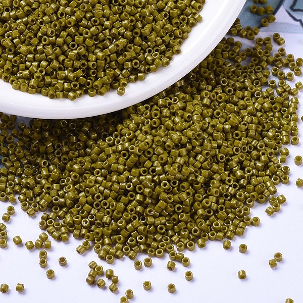 PandaHall MIYUKI Delica Beads, Cylinder, Japanese Seed Beads, 11/0, (DB2141) Duracoat Dyed Opaque Spanish Olive, 1.3x1.6mm, Hole: 0.8mm..., Green
PandaHall MIYUKI Delica Beads, Cylinder, Japanese Seed Beads, 11/0, (DB2141) Duracoat Dyed Opaque Spanish Olive, 1.3x1.6mm, Hole: 0.8mm..., Green