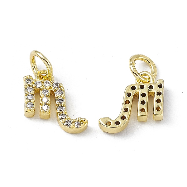PandaHall Real 18K Gold Plated Brass Micro Pave Clear Cubic Zirconia Charms, with Jump Ring, Constellation Charm, Scorpio, 10.5x10x2.5mm...
PandaHall Real 18K Gold Plated Brass Micro Pave Clear Cubic Zirconia Charms, with Jump Ring, Constellation Charm, Scorpio, 10.5x10x2.5mm...