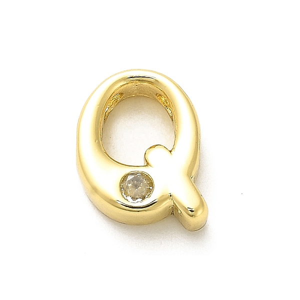 PandaHall Rack Plating Brass Cubic Zirconia Beads, Long-Lasting Plated, Lead Free & Cadmium Free, Alphabet, Letter Q, 13x11.5x4.8mm, Hole..., Clear
PandaHall Rack Plating Brass Cubic Zirconia Beads, Long-Lasting Plated, Lead Free & Cadmium Free, Alphabet, Letter Q, 13x11.5x4.8mm, Hole..., Clear