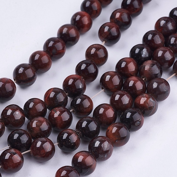 PandaHall Natural Red Tiger Eye Stone Bead Strands, Dyed, Round, 8mm, Hole: 1mm, about 48pcs/strand, 14.9 inch Tiger Eye Round Brown
PandaHall Natural Red Tiger Eye Stone Bead Strands, Dyed, Round, 8mm, Hole: 1mm, about 48pcs/strand, 14.9 inch Tiger Eye Round Brown