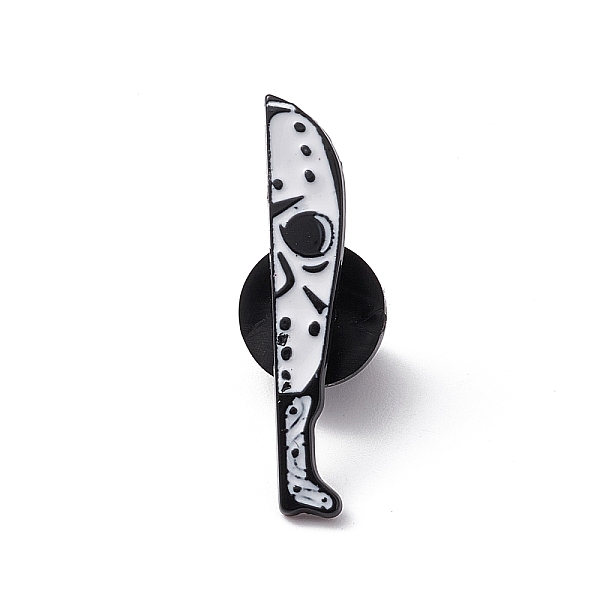 PandaHall Knife with Skull Alloy Brooch for Backpack Clothes, White, 30x5.5x1.5mm, Pin: 1.2mm Alloy White
PandaHall Knife with Skull Alloy Brooch for Backpack Clothes, White, 30x5.5x1.5mm, Pin: 1.2mm Alloy White
