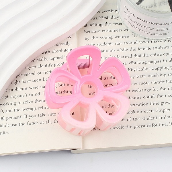 PandaHall Gradient Hollow Flower Plastic Claw Hair Clips, Hair Accessories for Women Girl, Pink, 65x60mm Plastic Flower Pink
PandaHall Gradient Hollow Flower Plastic Claw Hair Clips, Hair Accessories for Women Girl, Pink, 65x60mm Plastic Flower Pink