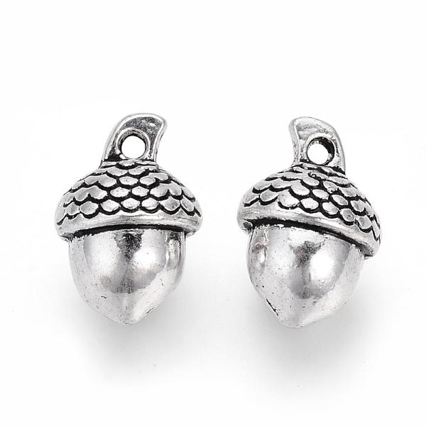 PandaHall Tibetan Style Alloy Pendants, Acorn, Cadmium Free & Lead Free, Antique Silver, 14.5x10x9.5mm, Hole: 1.5mm, about 310pcs/1000g...
PandaHall Tibetan Style Alloy Pendants, Acorn, Cadmium Free & Lead Free, Antique Silver, 14.5x10x9.5mm, Hole: 1.5mm, about 310pcs/1000g...