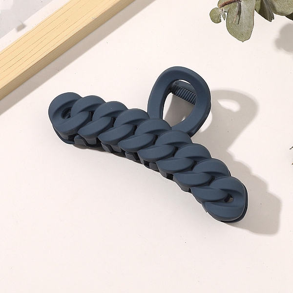 PandaHall Large Frosted Acrylic Hair Claw Clips, Curb Chain Non Slip Jaw Clamps for Girl Women, Prussian Blue, 60x110mm Acrylic
PandaHall Large Frosted Acrylic Hair Claw Clips, Curb Chain Non Slip Jaw Clamps for Girl Women, Prussian Blue, 60x110mm Acrylic