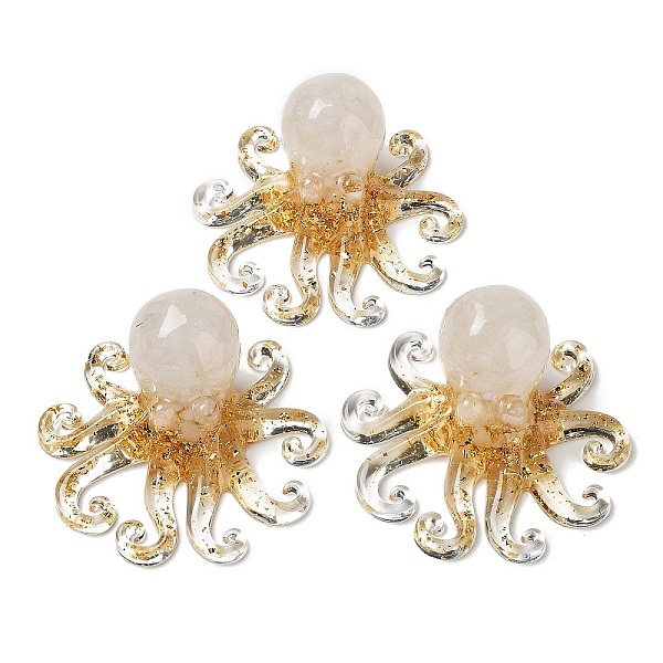 PandaHall Octopus Resin Figurines, Reiki Gold Foil Natural Quartz Crystal Chips Inside for Home Office Desk Decoration, 101x97x44mm Quartz...
PandaHall Octopus Resin Figurines, Reiki Gold Foil Natural Quartz Crystal Chips Inside for Home Office Desk Decoration, 101x97x44mm Quartz...
