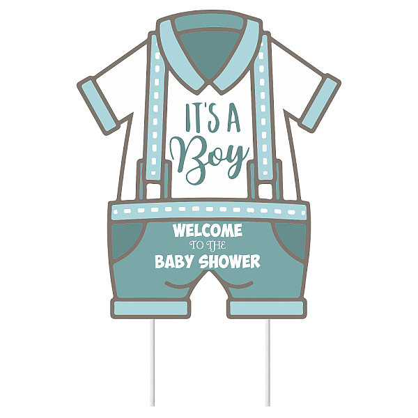 PandaHall Plastic Yard Signs Display Decorations, for Outdoor Garden Decoration, Cloth with Word It's A Boy, Cadet Blue, 350x300x4mm Plastic...
PandaHall Plastic Yard Signs Display Decorations, for Outdoor Garden Decoration, Cloth with Word It's A Boy, Cadet Blue, 350x300x4mm Plastic...