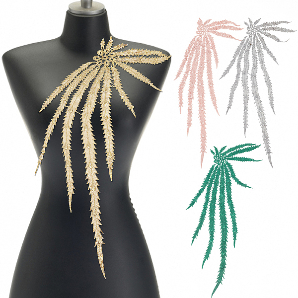 PandaHall 4Pcs 4 Colors Polyester Embroidery Ornament Accessories, Lace Applique Patch, Sewing Craft Decoration, Phoenix Tail, Mixed Color..., Multicolor
PandaHall 4Pcs 4 Colors Polyester Embroidery Ornament Accessories, Lace Applique Patch, Sewing Craft Decoration, Phoenix Tail, Mixed Color..., Multicolor