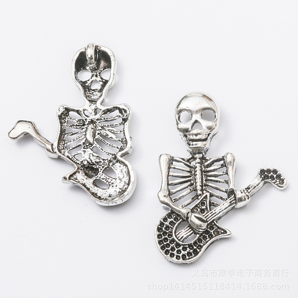 PandaHall Tibetan Style Alloy Pendant, Skeleton, Antique Silver, 47x34x9mm Alloy Skeleton
PandaHall Tibetan Style Alloy Pendant, Skeleton, Antique Silver, 47x34x9mm Alloy Skeleton