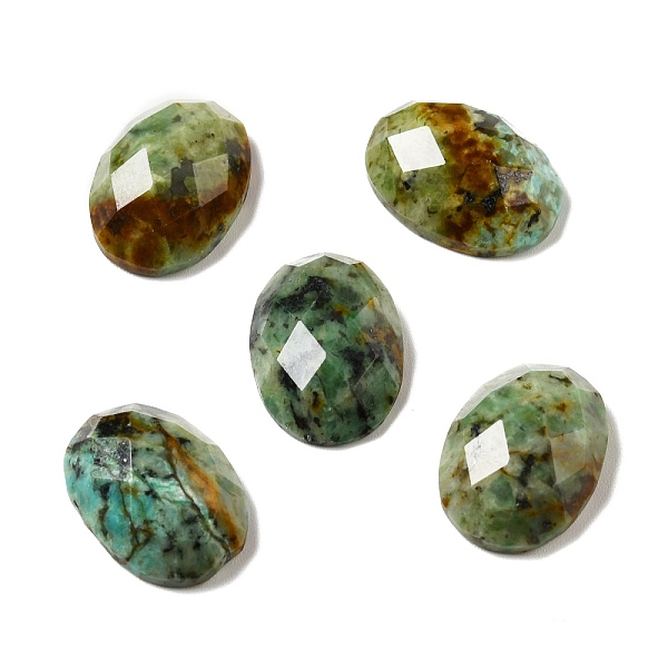 PandaHall Natural African Turquoise(Jasper) Cabochons, Faceted, Oval, 18x13x6mm African Turquoise(Jasper) Oval
PandaHall Natural African Turquoise(Jasper) Cabochons, Faceted, Oval, 18x13x6mm African Turquoise(Jasper) Oval