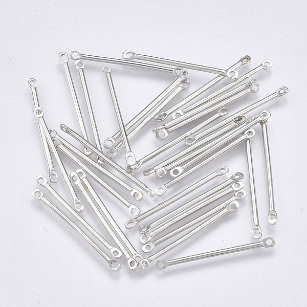 PandaHall Iron Bar Links connectors, Nickel Free, Platinum, 25x2x1.2mm, Hole: 1mm, about 250pcs/50g Iron Others
PandaHall Iron Bar Links connectors, Nickel Free, Platinum, 25x2x1.2mm, Hole: 1mm, about 250pcs/50g Iron Others