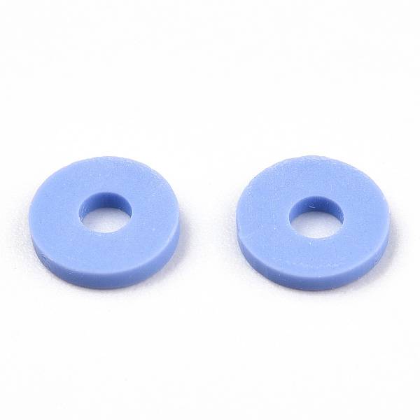 PandaHall Handmade Polymer Clay Beads, Heishi Beads, Disc/Flat Round, Cornflower Blue, 6x0.5mm, Hole: 1.8mm, about 22000~25000pcs/1000g...
PandaHall Handmade Polymer Clay Beads, Heishi Beads, Disc/Flat Round, Cornflower Blue, 6x0.5mm, Hole: 1.8mm, about 22000~25000pcs/1000g...