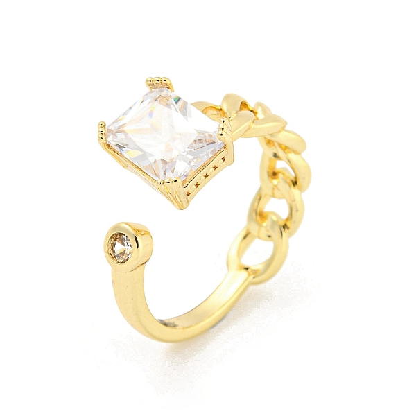 PandaHall Rectangle Brass Micro Pave Clear Cubic Zirconia Open Cuff Rings, Long-Lasting Plated, Golden, Inner Diameter: 19mm Brass+Cubic...
PandaHall Rectangle Brass Micro Pave Clear Cubic Zirconia Open Cuff Rings, Long-Lasting Plated, Golden, Inner Diameter: 19mm Brass+Cubic...