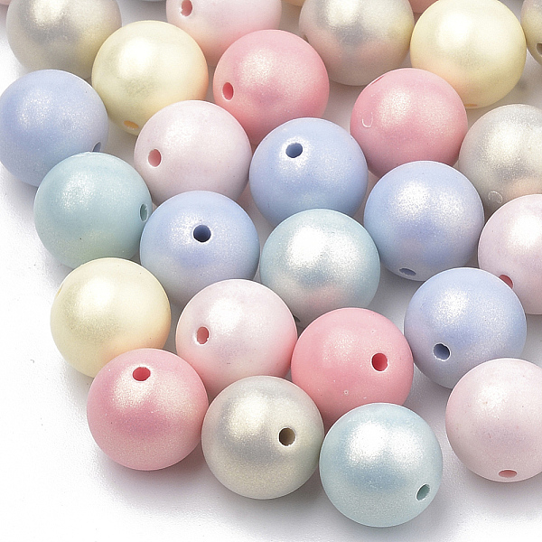 PandaHall Spray Painted Style Acrylic Beads, Rubberized, Round, Mixed Color, 16mm, Hole: 3~4mm Acrylic Round Multicolor
PandaHall Spray Painted Style Acrylic Beads, Rubberized, Round, Mixed Color, 16mm, Hole: 3~4mm Acrylic Round Multicolor
