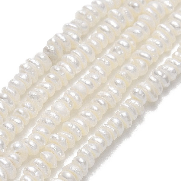 PandaHall Natural Cultured Freshwater Pearl Beads Strands, Flat Round, Linen, 2.5~3x1.5~3x2mm, Hole: 0.6mm, about 235pcs/strand..., Brown
PandaHall Natural Cultured Freshwater Pearl Beads Strands, Flat Round, Linen, 2.5~3x1.5~3x2mm, Hole: 0.6mm, about 235pcs/strand..., Brown