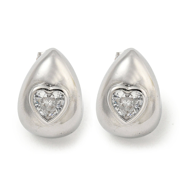 PandaHall Brass Micro Pave Cubic Zirconia Stud Earrings for Women, Cadmium Free & Lead Free, Long-Lasting Plated, Platinum, Teardrop..., Clear
PandaHall Brass Micro Pave Cubic Zirconia Stud Earrings for Women, Cadmium Free & Lead Free, Long-Lasting Plated, Platinum, Teardrop..., Clear