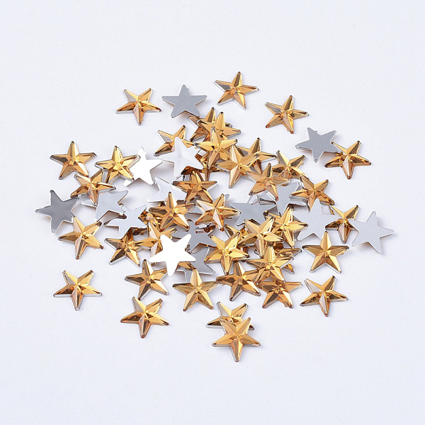 PandaHall Acrylic Rhinestone Flat Back Cabochons, Back Plated, Faceted, Star, Orange, 10x1.5mm Acrylic Rhinestone Star Orange
PandaHall Acrylic Rhinestone Flat Back Cabochons, Back Plated, Faceted, Star, Orange, 10x1.5mm Acrylic Rhinestone Star Orange