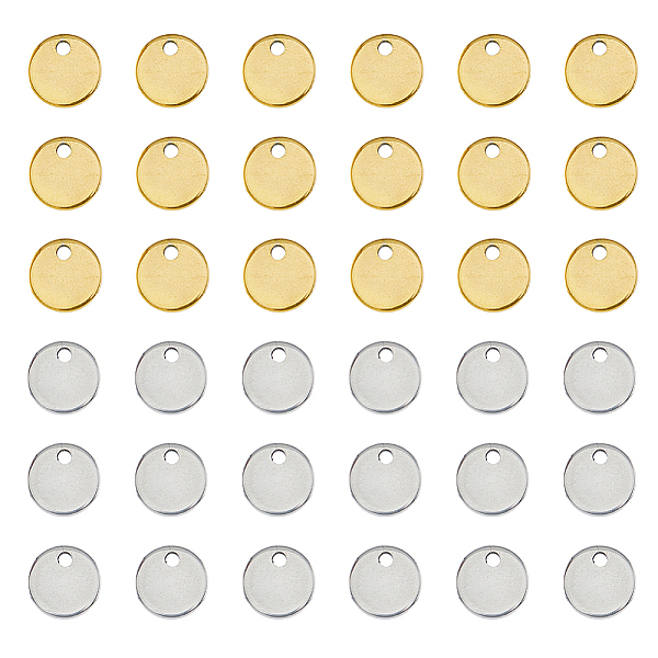 PandaHall DICOSMETIC 200Pcs 2 Colors 201 Stainless Steel Stamping Blank Tag Pendants, Flat Round, Golden & Stainless Steel Color, 8x1mm...
PandaHall DICOSMETIC 200Pcs 2 Colors 201 Stainless Steel Stamping Blank Tag Pendants, Flat Round, Golden & Stainless Steel Color, 8x1mm...