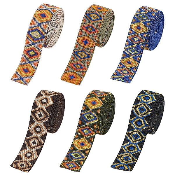 PandaHall BENECREAT 6 Styles Jacquard Elastic Bands, 6 Yards Stretch Elastic Band, 1 inch Wide Polyester Elastic Ribbon Waistband, Elastic..., Multicolor
PandaHall BENECREAT 6 Styles Jacquard Elastic Bands, 6 Yards Stretch Elastic Band, 1 inch Wide Polyester Elastic Ribbon Waistband, Elastic..., Multicolor