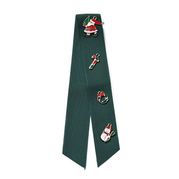 PandaHall Christmas Polyester Ribbon Safety Pin Brooch, with Alloy Enamel Santa Claus & Candy Cane & Wreath & Snowman, Iron Pin, Dark Slate...
PandaHall Christmas Polyester Ribbon Safety Pin Brooch, with Alloy Enamel Santa Claus & Candy Cane & Wreath & Snowman, Iron Pin, Dark Slate...