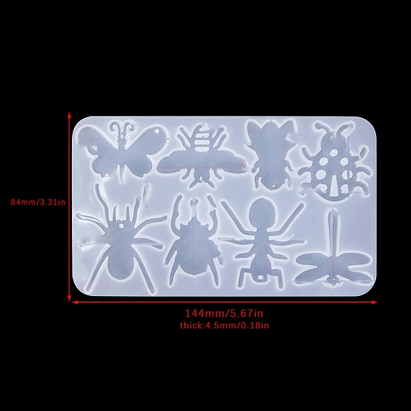 PandaHall Food Grade DIY Silicone Pendant Molds, Decoration Making, Resin Casting Molds, For UV Resin, Epoxy Resin Jewelry Making, White...
PandaHall Food Grade DIY Silicone Pendant Molds, Decoration Making, Resin Casting Molds, For UV Resin, Epoxy Resin Jewelry Making, White...