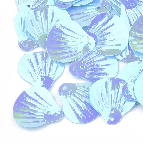 PandaHall Ornament Accessories, Plastic Paillette/Sequins Beads, AB Color Plated, Shell, Light Sky Blue, 19x17.5x1mm, Hole: 1.5mm, about...
PandaHall Ornament Accessories, Plastic Paillette/Sequins Beads, AB Color Plated, Shell, Light Sky Blue, 19x17.5x1mm, Hole: 1.5mm, about...