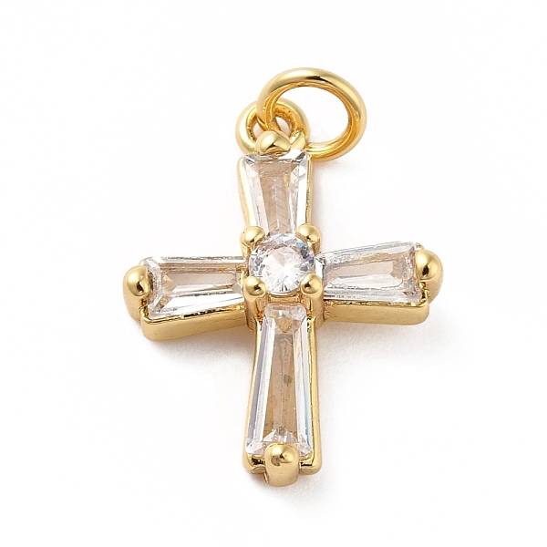 PandaHall Rack Plating Brass Micro Pave Cubic Zirconia Pendants, Real 18K Gold Plated, Long-Lasting Plated, Lead Free & Cadmium Free, Cross..., Clear
PandaHall Rack Plating Brass Micro Pave Cubic Zirconia Pendants, Real 18K Gold Plated, Long-Lasting Plated, Lead Free & Cadmium Free, Cross..., Clear