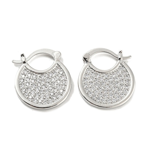 PandaHall Brass Micro Pave Clear Cubic Zirconia Thick Hoop Earrings, Flat Round, Long-Lasting Plated, Cadmium Free & Lead Free, Platinum...
PandaHall Brass Micro Pave Clear Cubic Zirconia Thick Hoop Earrings, Flat Round, Long-Lasting Plated, Cadmium Free & Lead Free, Platinum...