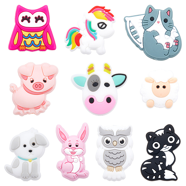 PandaHall SUNNYCLUE 10Pcs 10 Style Food Grade Eco-Friendly Silicone Beads, Chewing Beads For Teethers, DIY Nursing Necklaces Making, Mixed..., Multicolor
PandaHall SUNNYCLUE 10Pcs 10 Style Food Grade Eco-Friendly Silicone Beads, Chewing Beads For Teethers, DIY Nursing Necklaces Making, Mixed..., Multicolor