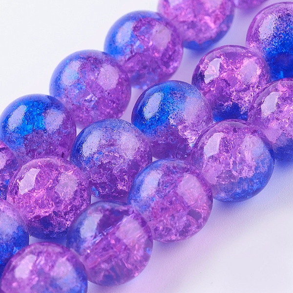 PandaHall Two Tone Crackle Glass Bead Strands, Round, Medium Violet Red, 8~8.5mm, Hole: 1mm, about 50~52pcs/strand, 14.9 inch~15.7 inch...
PandaHall Two Tone Crackle Glass Bead Strands, Round, Medium Violet Red, 8~8.5mm, Hole: 1mm, about 50~52pcs/strand, 14.9 inch~15.7 inch...