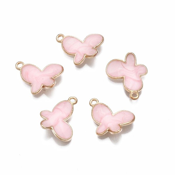 PandaHall Alloy Enamel Pendants, Cadmium Free & Lead Free, Light Gold, Butterfly, Pink, 13.5x17x2mm, Hole: 1.5mm Alloy+Enamel Butterfly Pink
PandaHall Alloy Enamel Pendants, Cadmium Free & Lead Free, Light Gold, Butterfly, Pink, 13.5x17x2mm, Hole: 1.5mm Alloy+Enamel Butterfly Pink