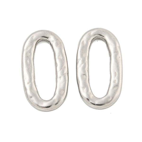 PandaHall 304 Stainless Steel Linking Rings, Textured Oval, Stainless Steel Color, 26x14x3mm, Inner Diameter: 19x6mm 304 Stainless Steel...
PandaHall 304 Stainless Steel Linking Rings, Textured Oval, Stainless Steel Color, 26x14x3mm, Inner Diameter: 19x6mm 304 Stainless Steel...