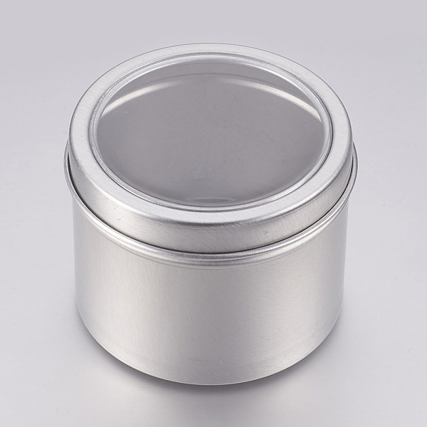 PandaHall Round Aluminium Tin Cans, Aluminium Jar, Storage Containers for Jewelry Beads, Candies, with Slip-on Lid and Clear Window...
PandaHall Round Aluminium Tin Cans, Aluminium Jar, Storage Containers for Jewelry Beads, Candies, with Slip-on Lid and Clear Window...