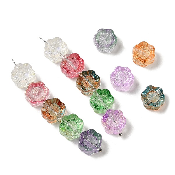PandaHall Electroplated Glass Beads, Sunflower, for Jewelry Making, Mixed Color, 12.5x11.5x6mm, Hole: 1mm Glass Flower Multicolor
PandaHall Electroplated Glass Beads, Sunflower, for Jewelry Making, Mixed Color, 12.5x11.5x6mm, Hole: 1mm Glass Flower Multicolor