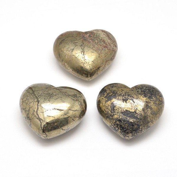 PandaHall Natural Pyrite Heart Palm Stone, Pocket Stone for Energy Balancing Meditation, 40x45x23mm Pyrite Heart Yellow
PandaHall Natural Pyrite Heart Palm Stone, Pocket Stone for Energy Balancing Meditation, 40x45x23mm Pyrite Heart Yellow
