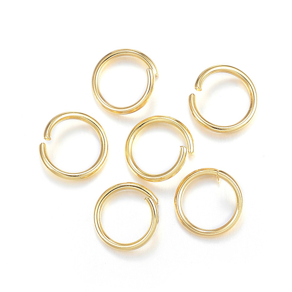 PandaHall 304 Stainless Steel Jump Rings, Open Jump Rings, Real 24K Gold Plated, 10x1.2mm 304 Stainless Steel
PandaHall 304 Stainless Steel Jump Rings, Open Jump Rings, Real 24K Gold Plated, 10x1.2mm 304 Stainless Steel