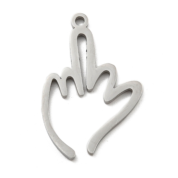 PandaHall 304 Stainless Steel Pendants, Laser Cut, Palm Charm, Stainless Steel Color, 27x17x1mm, Hole: 1.6mm 304 Stainless Steel Palm
PandaHall 304 Stainless Steel Pendants, Laser Cut, Palm Charm, Stainless Steel Color, 27x17x1mm, Hole: 1.6mm 304 Stainless Steel Palm