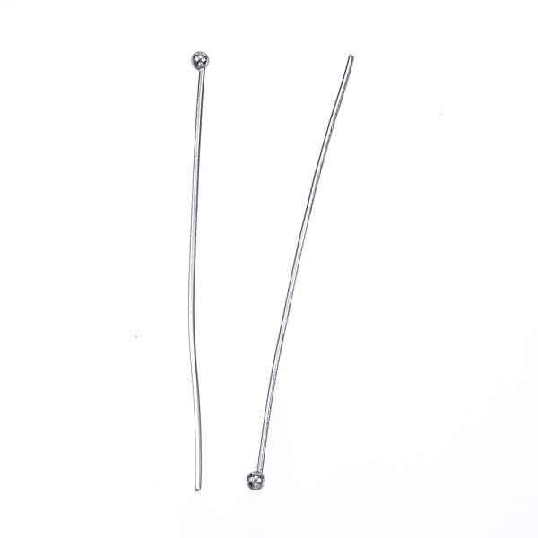 PandaHall 304 Stainless Steel Ball Head Pins, Stainless Steel Color, 50x0.7mm, 21 Gauge, Head: 2mm, about 25pcs/5g 304 Stainless Steel
PandaHall 304 Stainless Steel Ball Head Pins, Stainless Steel Color, 50x0.7mm, 21 Gauge, Head: 2mm, about 25pcs/5g 304 Stainless Steel