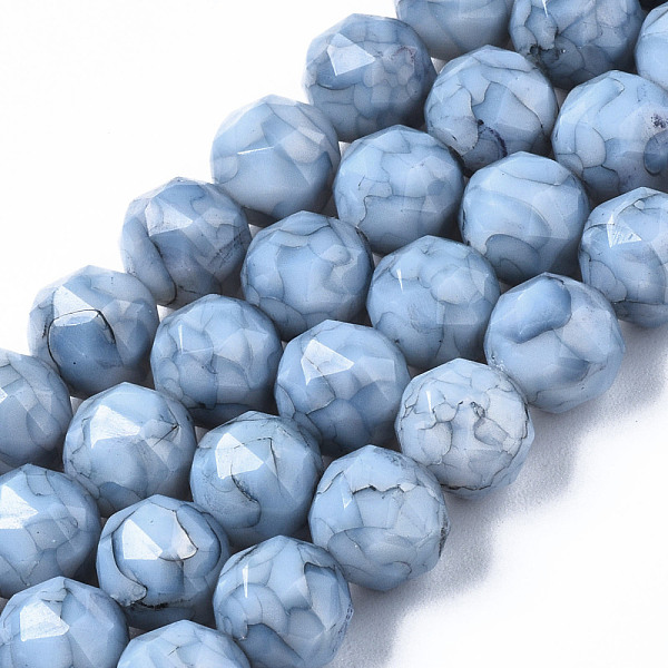 PandaHall Opaque Baking Painted Glass Beads Strands, Faceted, Round, Light Steel Blue, 8x7.5mm, Hole: 1mm, about 50pcs/strand, 15.08 inch...
PandaHall Opaque Baking Painted Glass Beads Strands, Faceted, Round, Light Steel Blue, 8x7.5mm, Hole: 1mm, about 50pcs/strand, 15.08 inch...