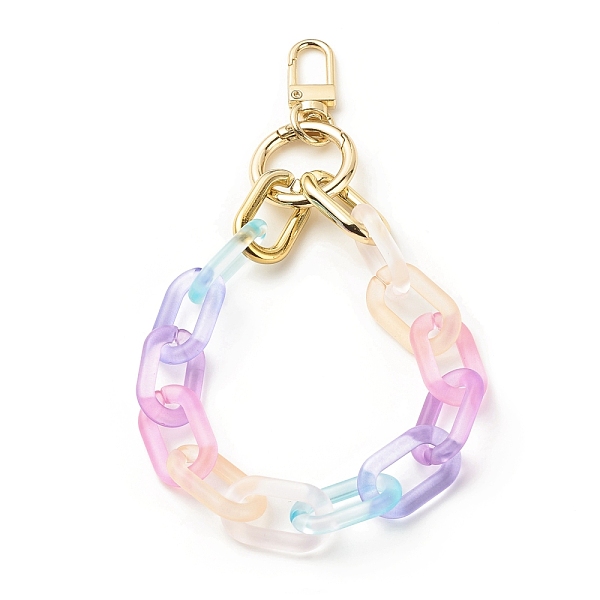 PandaHall Transparent Acrylic Cable Chain Wristlet Straps, with Swivel Clasps, Purse Accessories, Colorful, 310mm Acrylic
PandaHall Transparent Acrylic Cable Chain Wristlet Straps, with Swivel Clasps, Purse Accessories, Colorful, 310mm Acrylic