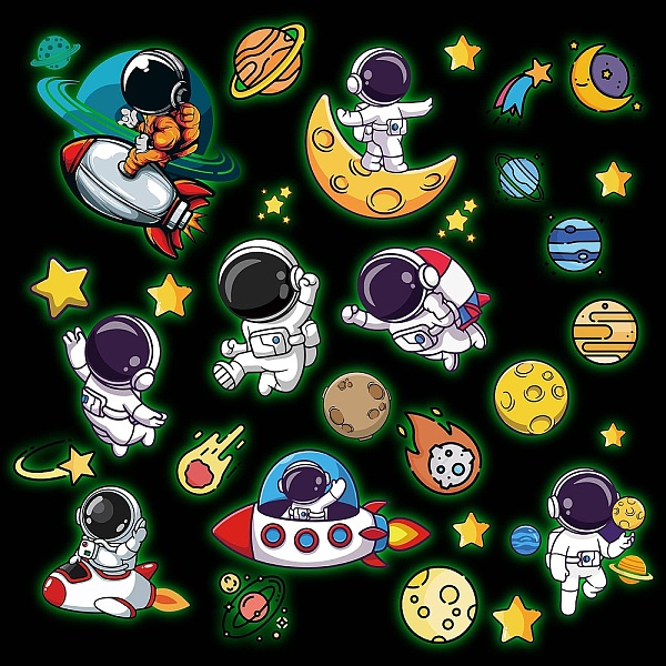 PandaHall CREATCABIN Glow in The Dark Space Theme Wall Stickers Stars Moon Luminous Astronaut Rocket Wall Decals Brighter Planets...
PandaHall CREATCABIN Glow in The Dark Space Theme Wall Stickers Stars Moon Luminous Astronaut Rocket Wall Decals Brighter Planets...