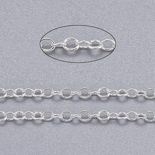 PandaHall Brass Cable Chains, Soldered, Long-Lasting Plated, Cadmium Free & Nickel Free & Lead Free, Silver Color Plated, 2x1.5x0.35mm Brass
PandaHall Brass Cable Chains, Soldered, Long-Lasting Plated, Cadmium Free & Nickel Free & Lead Free, Silver Color Plated, 2x1.5x0.35mm Brass