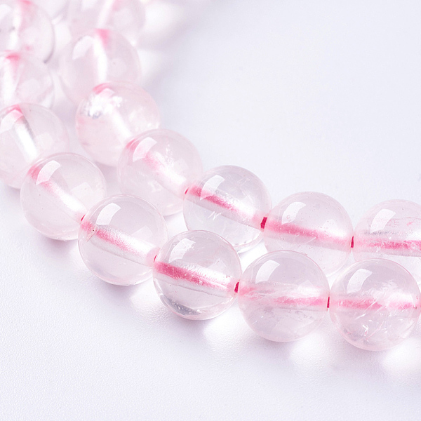 PandaHall Natural Rose Quartz Beads Strands, Round, 8~8.5mm, Hole: 1mm, about 46pcs/strand, 14.7 inch(37.5cm) Rose Quartz Round
PandaHall Natural Rose Quartz Beads Strands, Round, 8~8.5mm, Hole: 1mm, about 46pcs/strand, 14.7 inch(37.5cm) Rose Quartz Round